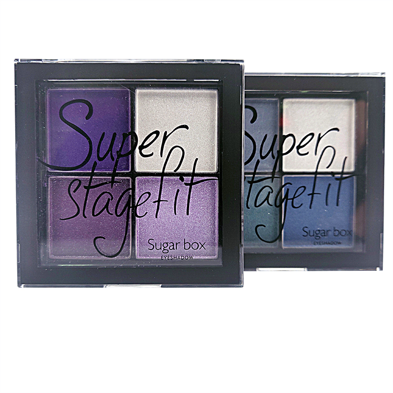 正品 包邮Sugarbox/糖盒四色眼影纯净蓝色系高贵紫色系 眼影盘