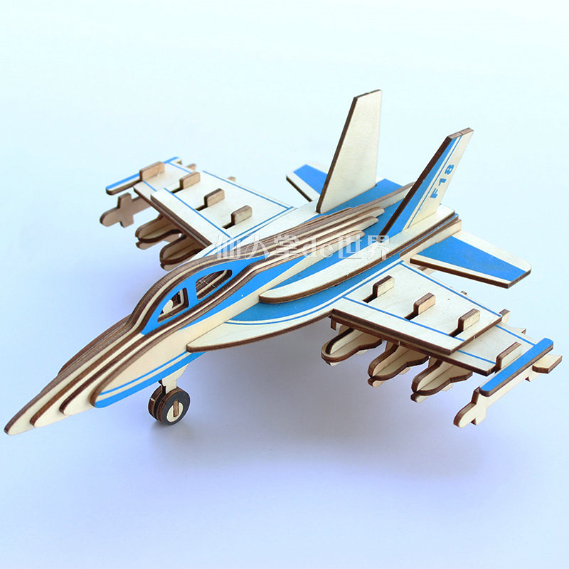 六一儿童节小礼物小孩拼图8-10岁以上拼装模型飞机益智力玩具航模