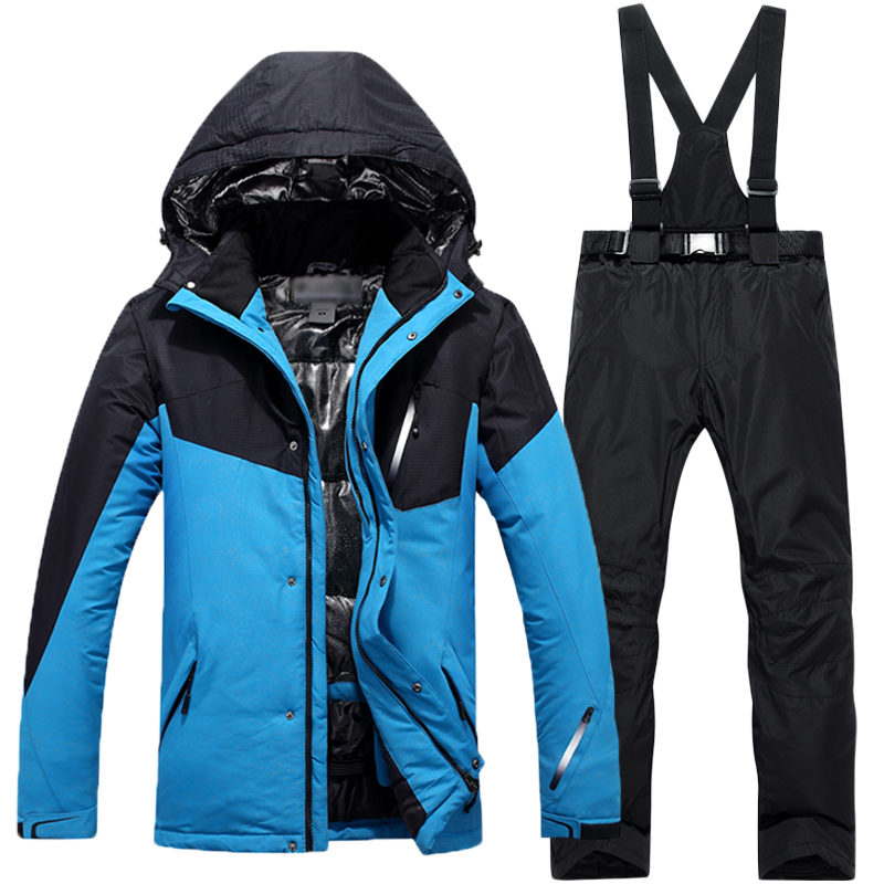 滑雪服男套装韩国冬季户外双板单板加厚保暖防风防水滑雪衣裤套装