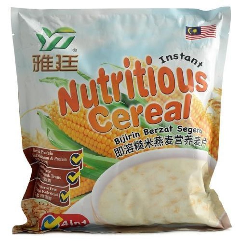 马来西亚原装进口雅廷即溶糙米燕麦营养麦片 即食冲饮 代餐 700g