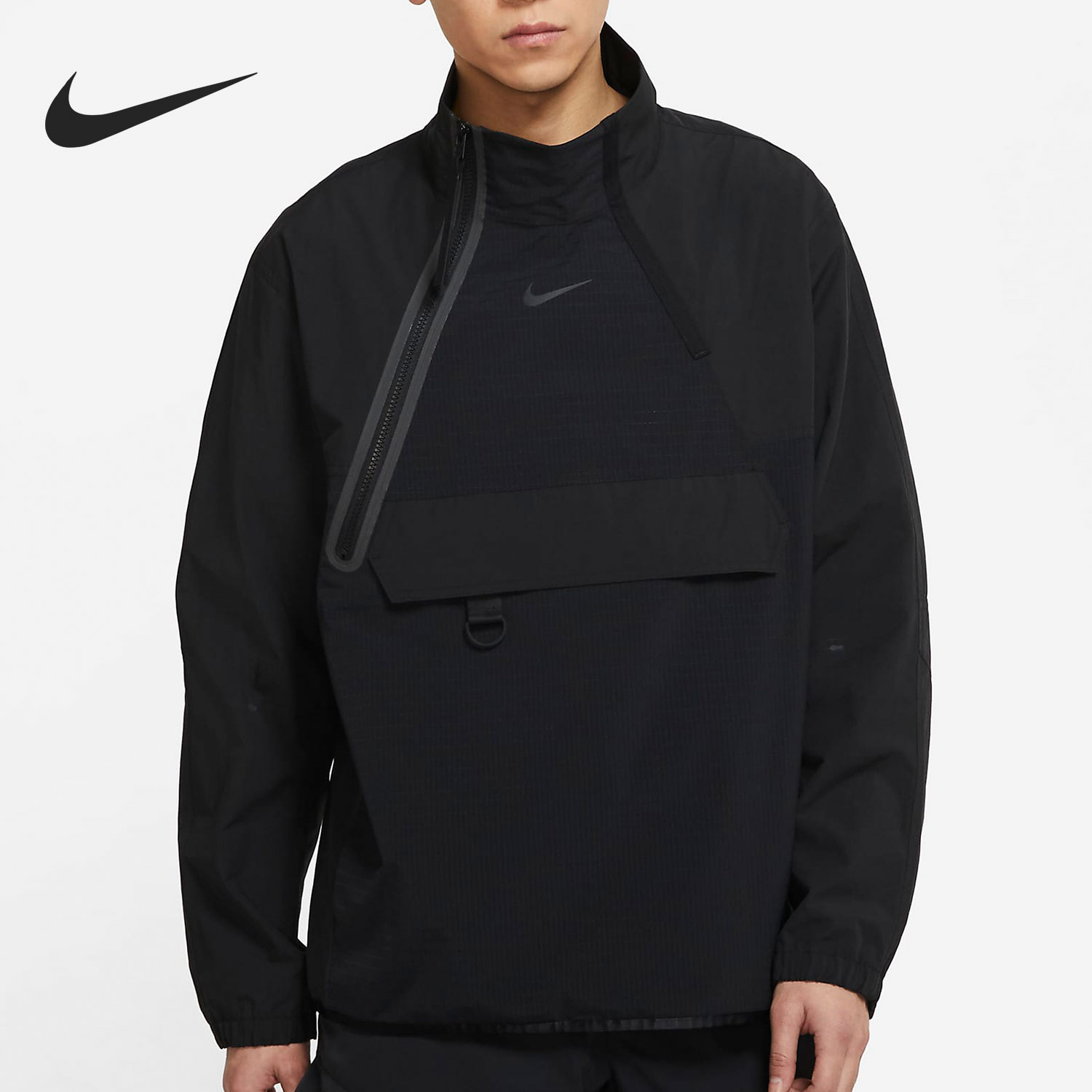 Nike/耐克正品2022年半拉链立领男子休闲运动夹克外套 DC6988-010