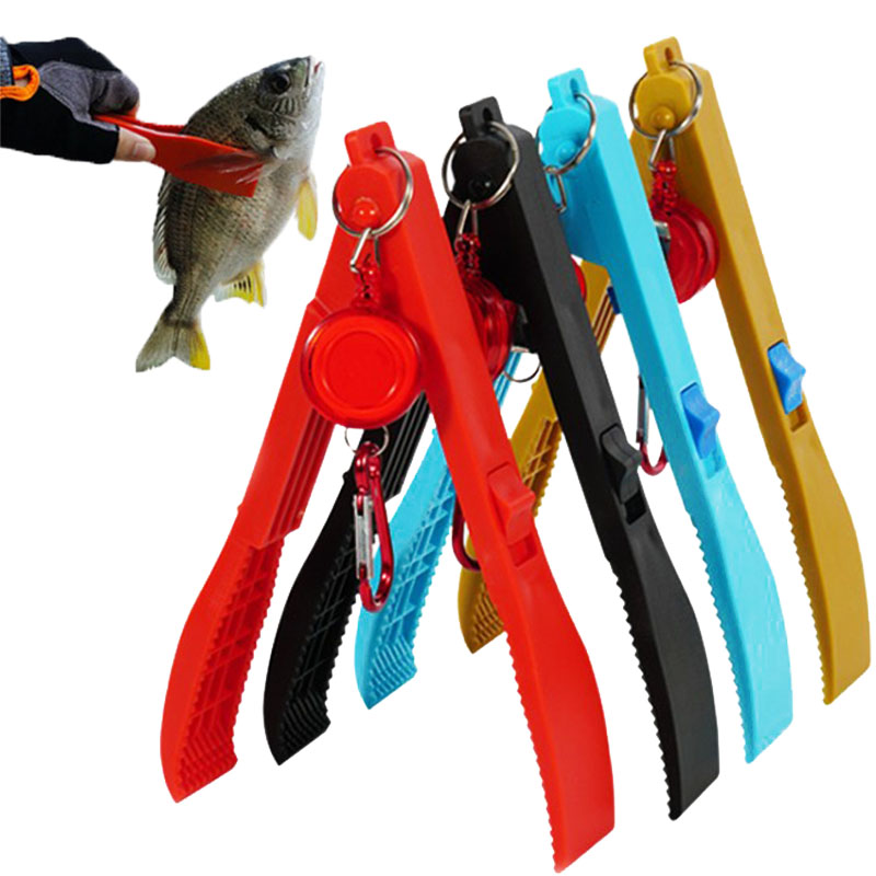 路亚海钓新款鱼夹控鱼器塑料鱼钳多功能鱼夹子夹鱼器垂钓渔具用品
