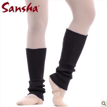 正品法国sansha三沙护具 针织保暖舍宾护袜 芭蕾毛护腿40CM KT001