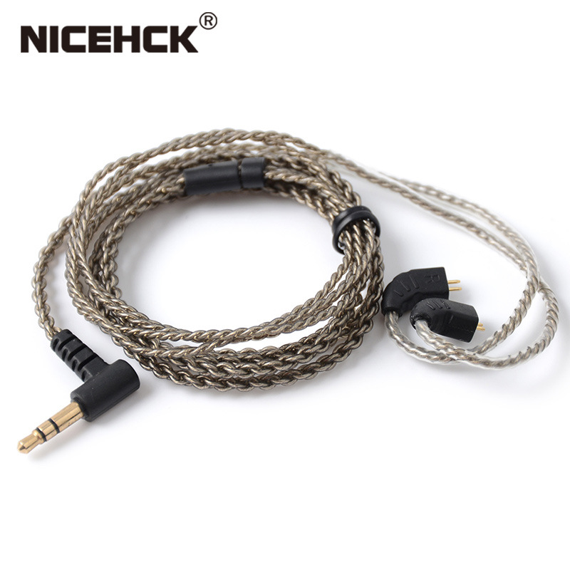 NICEHCK DB3耳机原装线f300耳机原装线四股编织线材0.78 2PIN