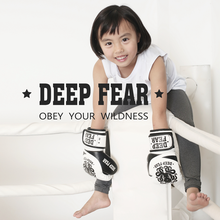 DEEP FEAR儿童拳击手套男孩泰拳拳击拳套散打训练搏击打沙袋专用