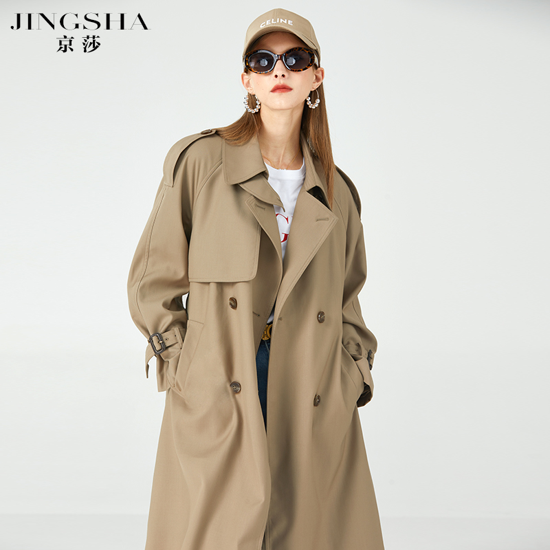 风衣外套女韩系风格穿搭2022年秋季新款今年流行欧货爆款流行时尚
