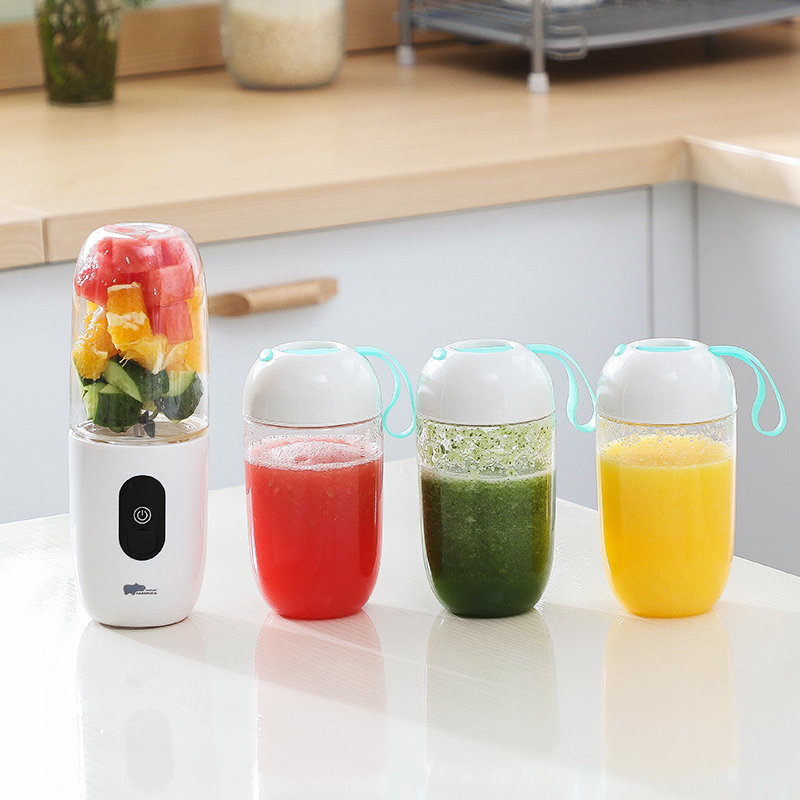 日本创意电动榨汁杯小型便携式充电水果榨汁机家用全自动榨果汁杯
