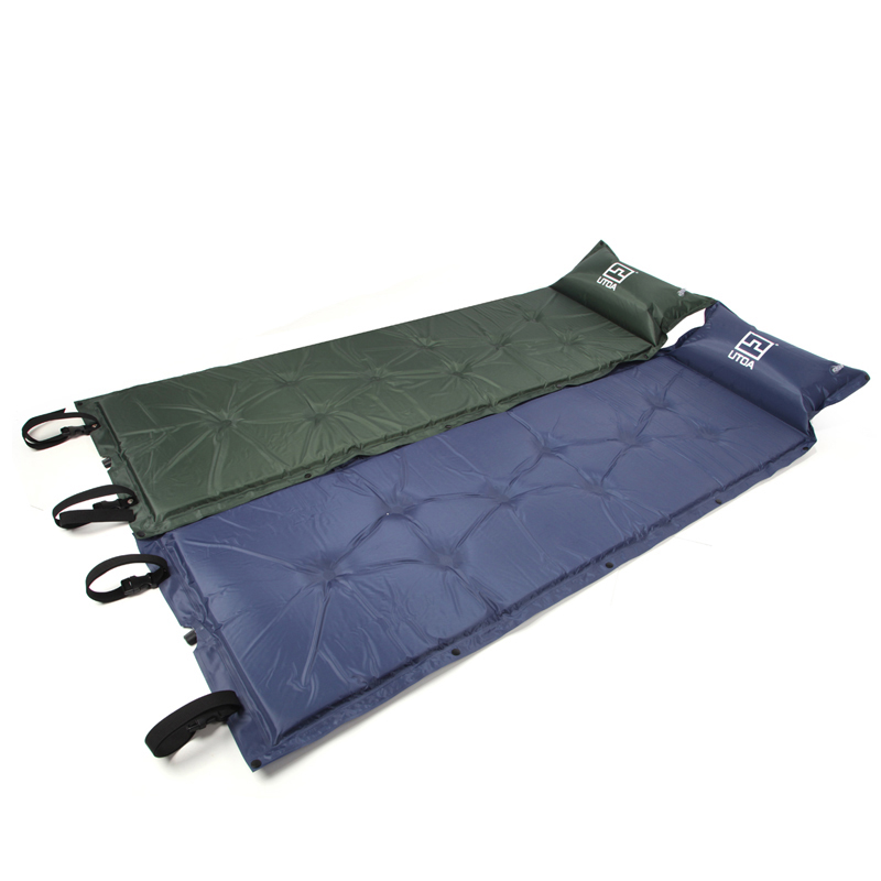 防潮垫单人加宽加厚充气垫户外帐篷气垫充气床绿色蓝色露营中国