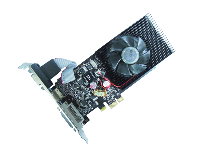 GT210 1x PCI-E 服务器/工控机显卡-兼容PCI-E 4x/8x插槽、低功率