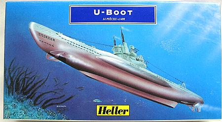 Heller81002 1/400二战德国 U-BOOT潜水艇 潜舰 潜艇模型
