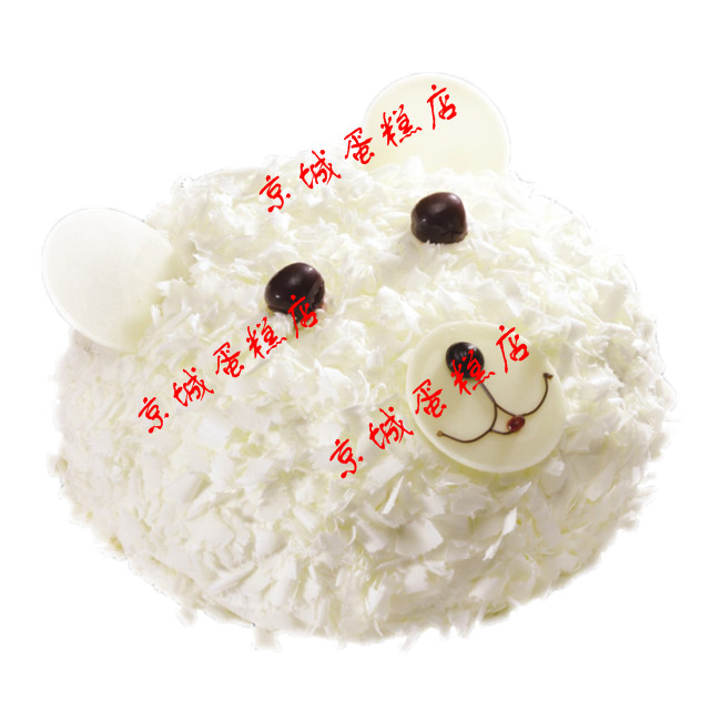 可爱泰迪熊造型儿童卡通蛋糕北京丰台区石景山区蛋糕速递配送