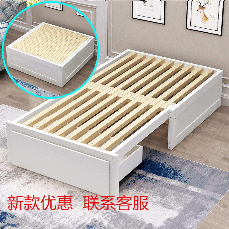 沙发床可折叠客厅小户型双人实木沙发床两用多功能简约现代伸缩床