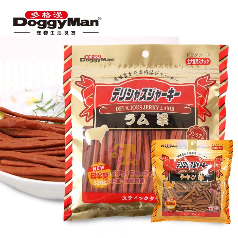 日本Doggyman多格漫特制优健小口羊肉牛肉条拌饭训练奖励狗狗零食
