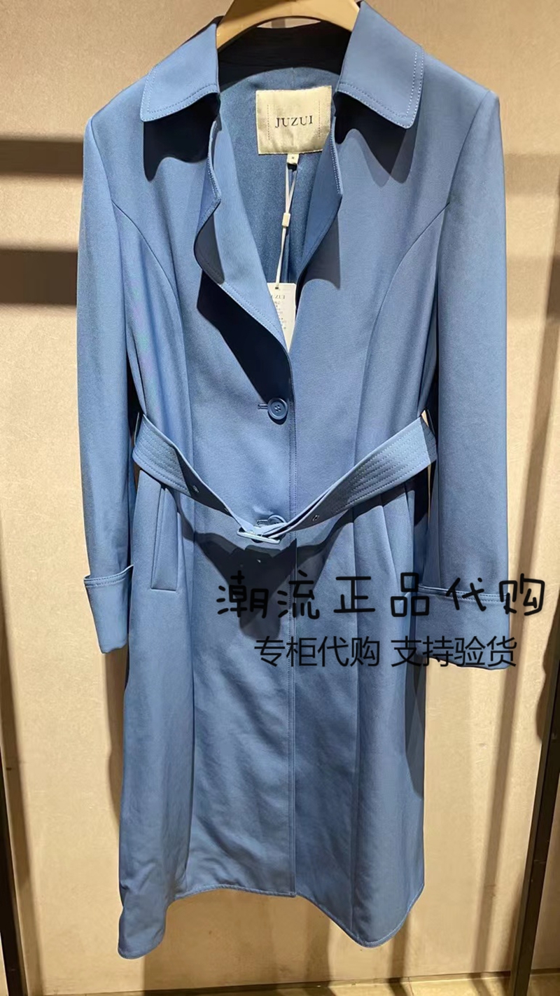 JZ玖姿 女装 专柜正品国内代购 2021春装新款 风衣外套 JWBC41101