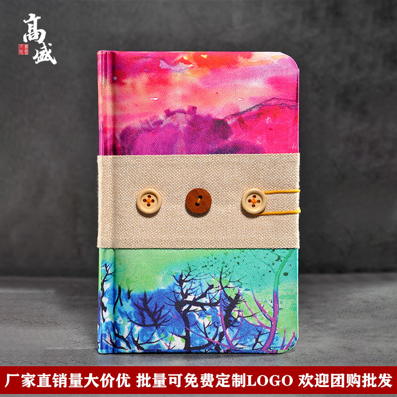印象西湖丝绸笔记本 杭州特色礼品旅游纪念品 出国礼物送老外国人