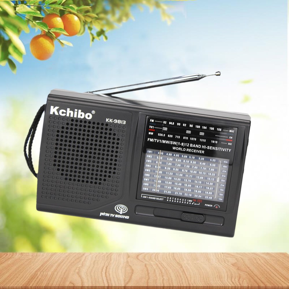 Kchibo/KK-9813九波段指针式收音机FM调频广播老年人爆款热卖推介