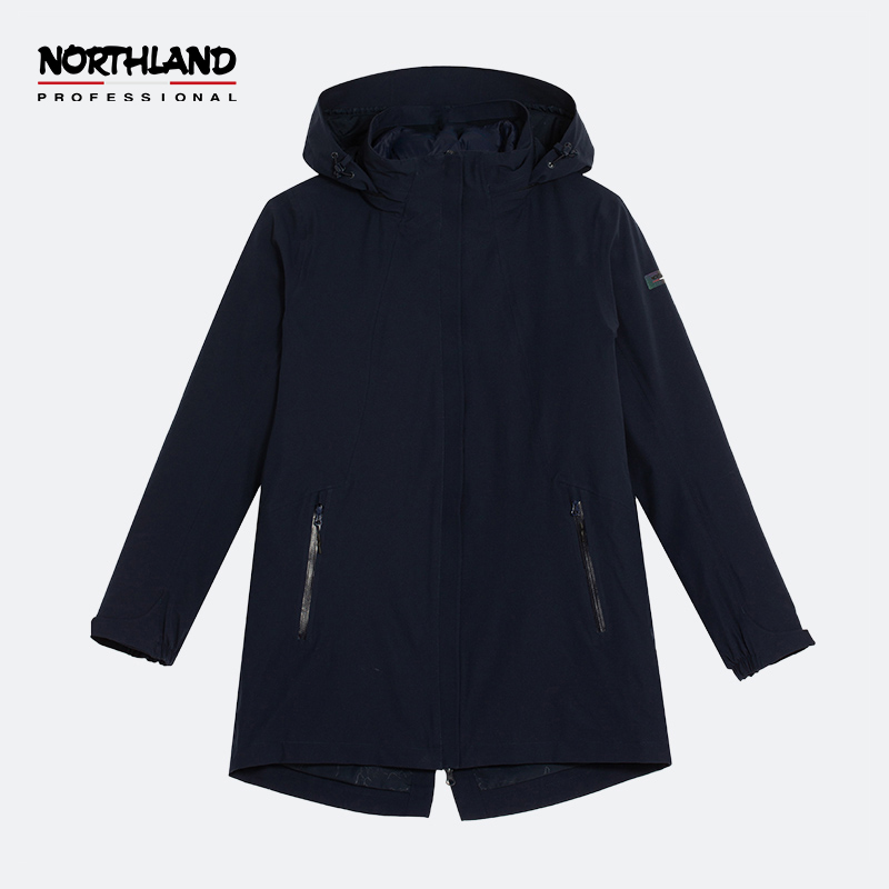 诺诗兰冬季2021新款女式三穿冲锋衣旅行户外防风防泼保暖耐磨外套