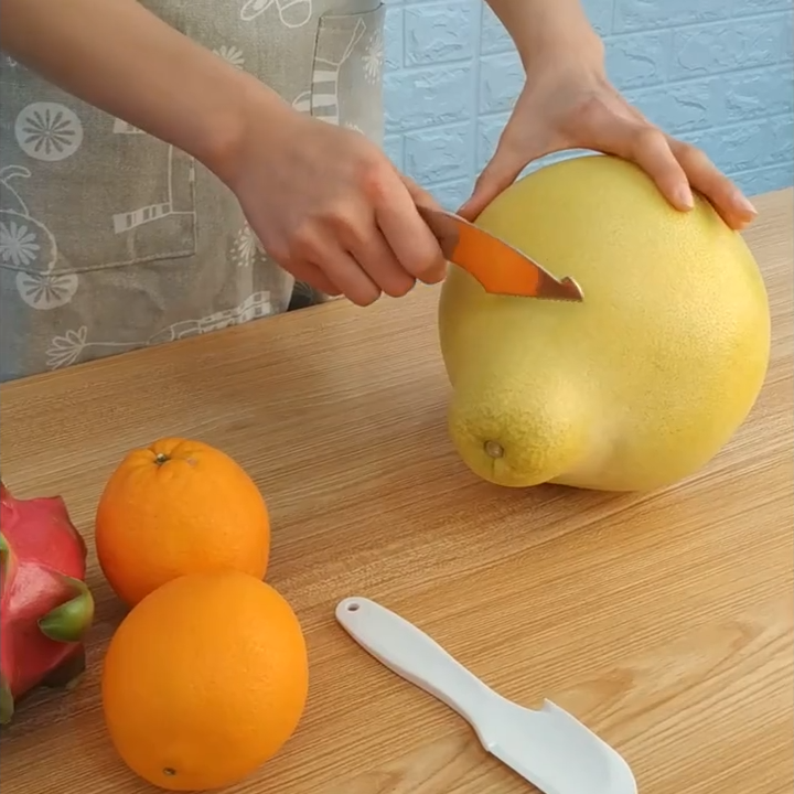 不锈钢开柚工具2件套  剥柚子器多功能剥橙器切橙子石榴剥皮器