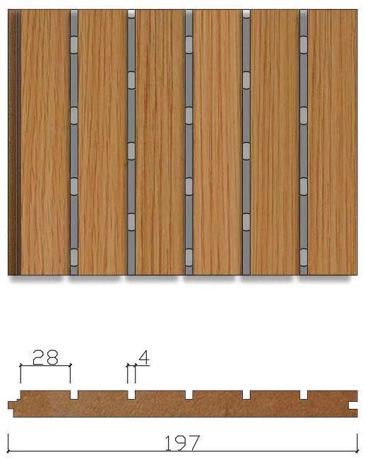 木质吸音板深圳槽木穿孔吸音板会H议室报告厅音乐厅吸声材料