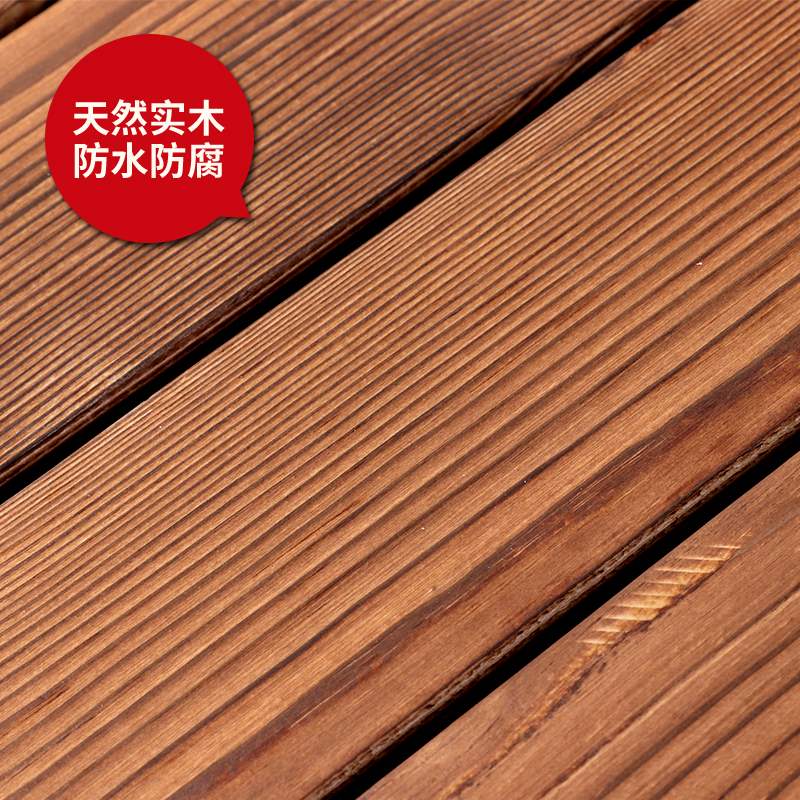 。樟子松防腐木户外地板露台阳台别墅花园实木地板简易diy30*60cm