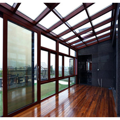 广州欧式别墅阳光房定制断桥铝门窗铝合金封阳台钢化玻璃花房