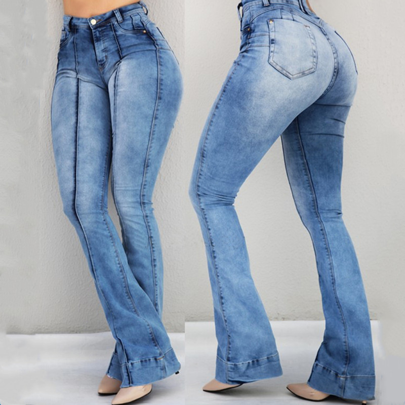 2022Fashion female trousers jeans women ladies pants女牛仔裤