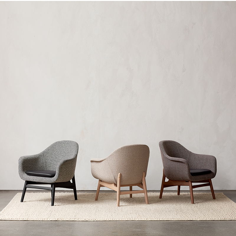 MENU 丹麦进口Harbour系列实木单椅沙发椅休闲椅