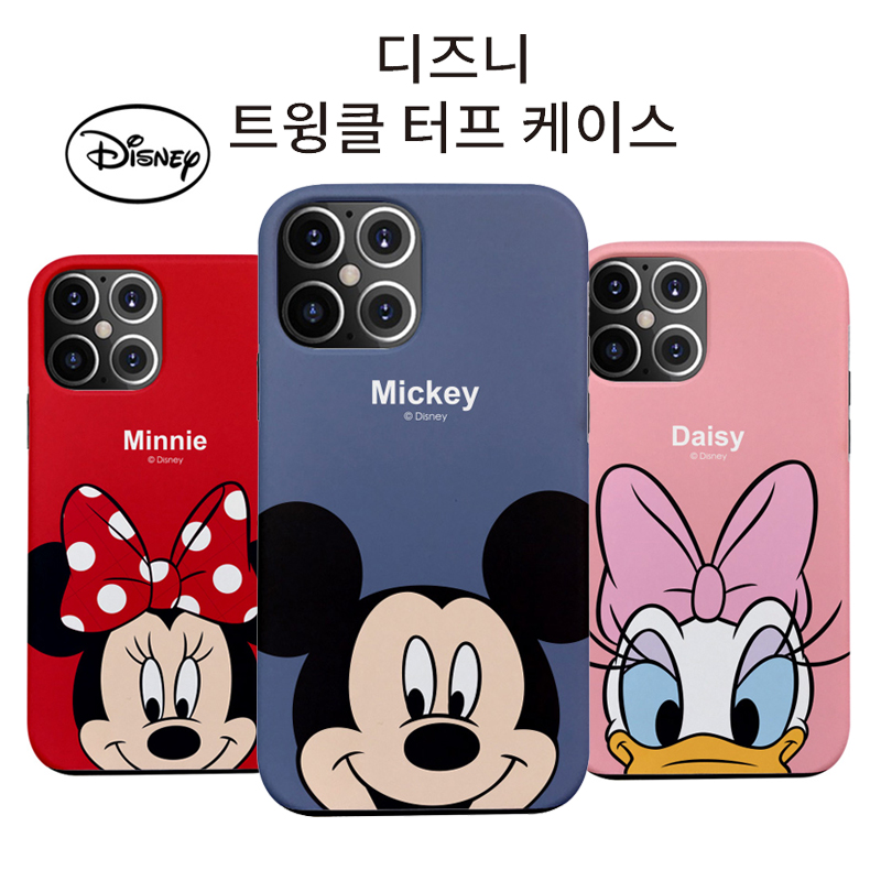 韩国Disney米妮米奇苹果12手机壳双层iPhone11 pro max防摔保护套