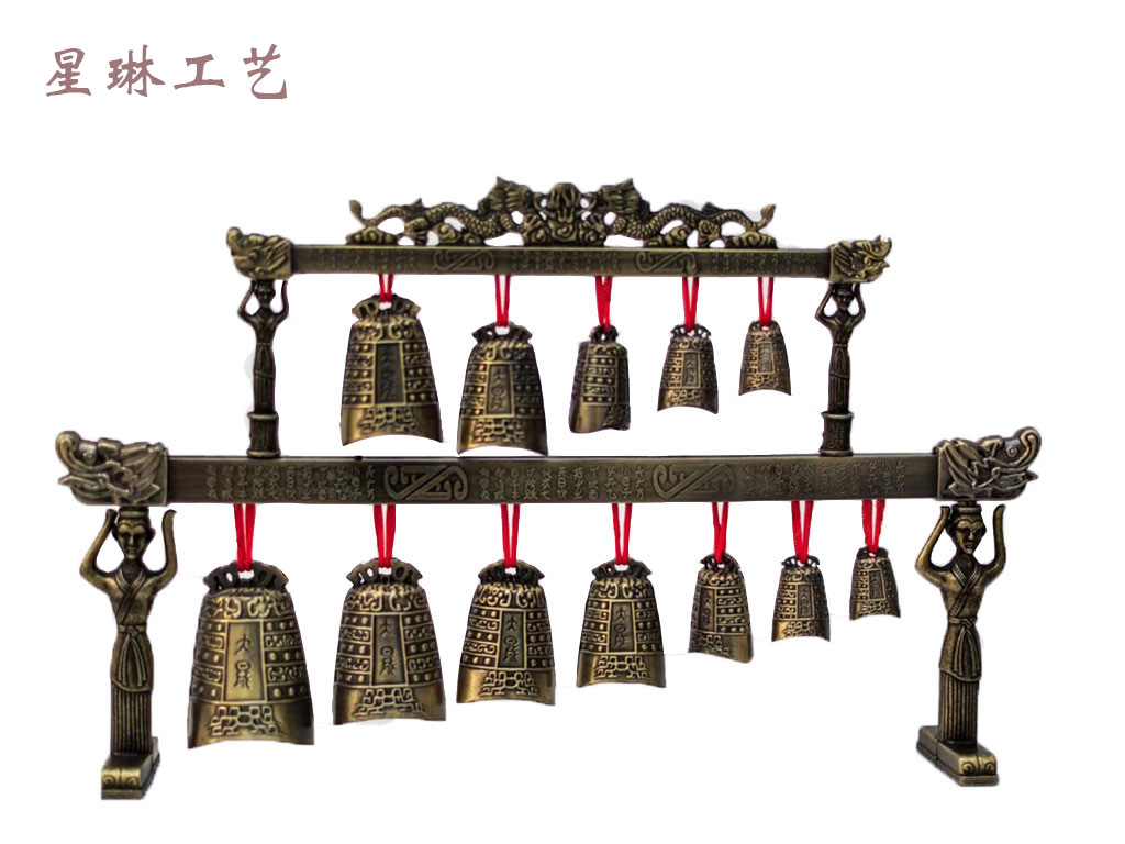 青铜器仿古摆件曾候乙编钟古乐器西安旅游纪念品兵马俑工艺品