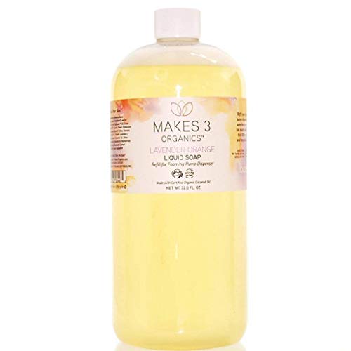 Makes 3 Organics Liquid Soap Refill  Lavender Orange  32 Flu