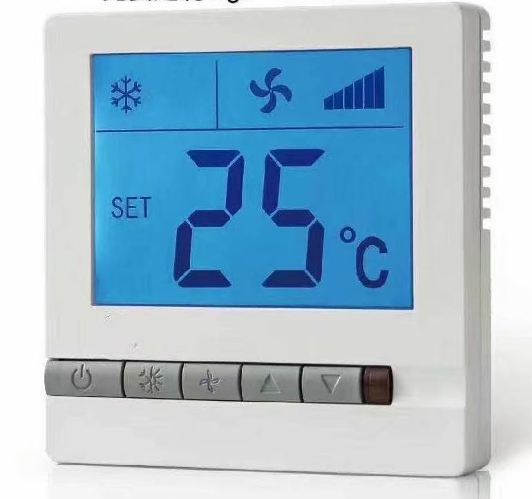 中央空调数显温度控制面板开关液晶灵动空调温控器