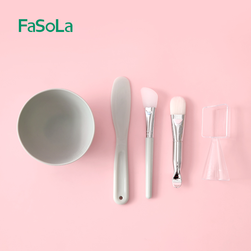 FaSoLa调面膜碗刷子套装调膜棒化妆美容用品家用美容院做水疗工具