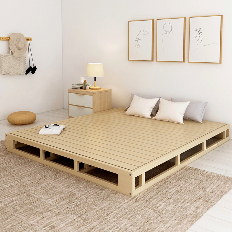 木板床实木硬床板护腰床架榻榻米排骨架地台床1.5双人1.8米排骨架