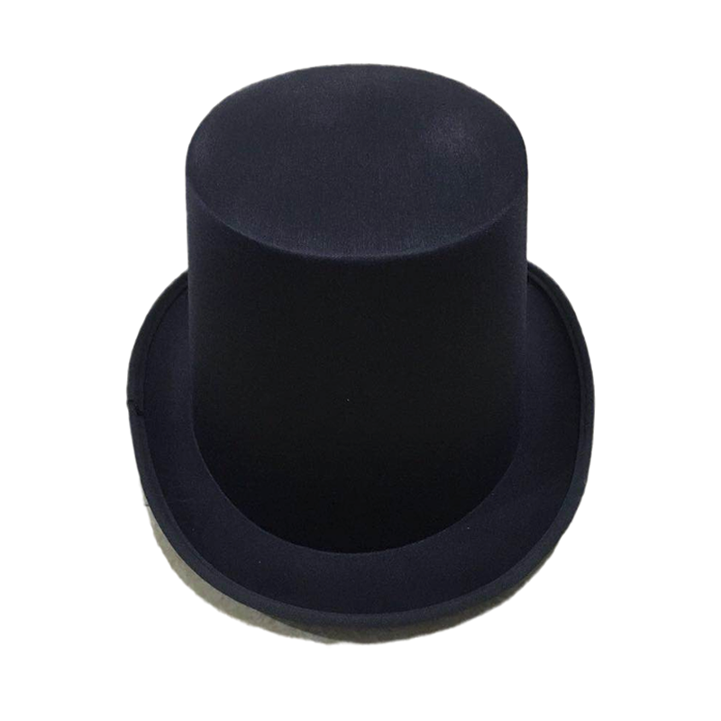 魔术帽 儿童成人高顶礼帽 魔术师帽子 聚会礼帽服装 魔术道具黑色