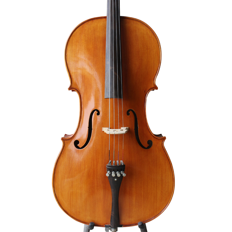 星悦纯手工高档大提琴初学考级演奏大提琴制作师出品意大利工艺