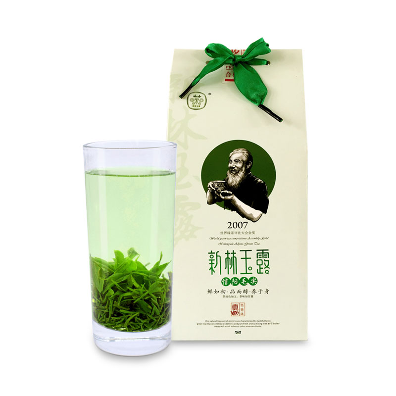 2021新茶 绿茶 信阳毛尖 新林玉露绿茶 雨前茶炒青一级200g纸盒