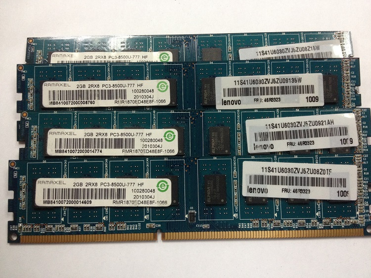 Ramaxel 记忆科技 DDR3 2G 1066 台式内存 3代电脑8500S兼容1333