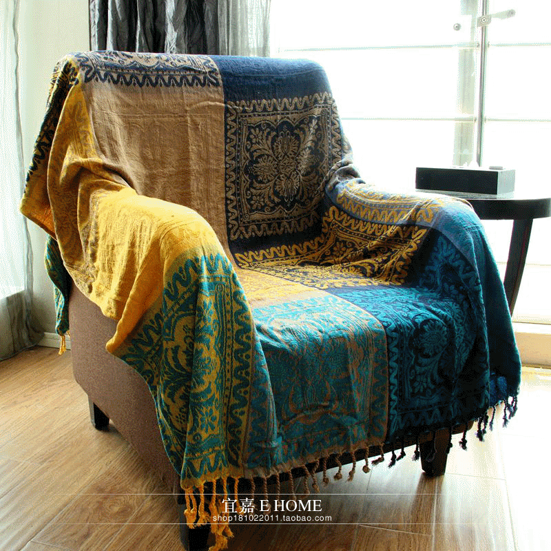 外贸出口 东南亚风情地毯沙发巾民族飘窗毯毯沙发盖毯沙发罩床单
