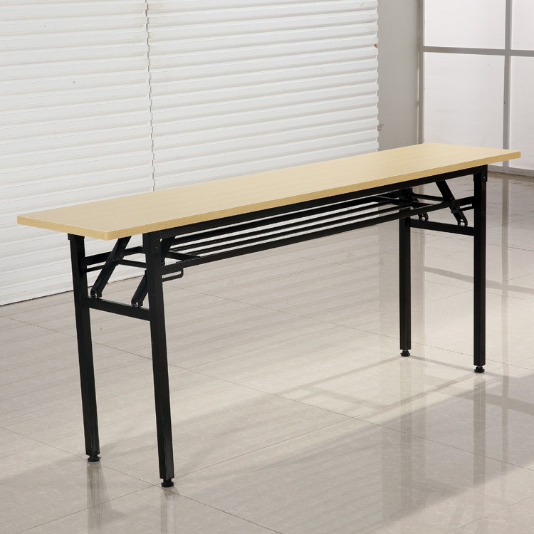 双层简易折叠办公桌培训桌长桌会议桌条形桌长条桌活动桌加厚加固