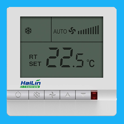 HAILIN海林温控器开关 中央空调温度控制器风机盘管面板 HL108DB2