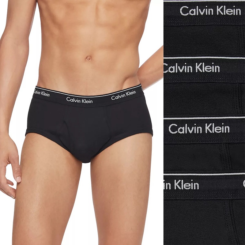 集货正品Calvin Klein凯文克莱CK男士内裤四条装舒适棉透气三角裤
