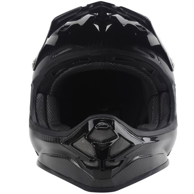 VOSS新款越野摩托车头盔碳纤维越野盔安全盔全覆式四季头盔男Y218