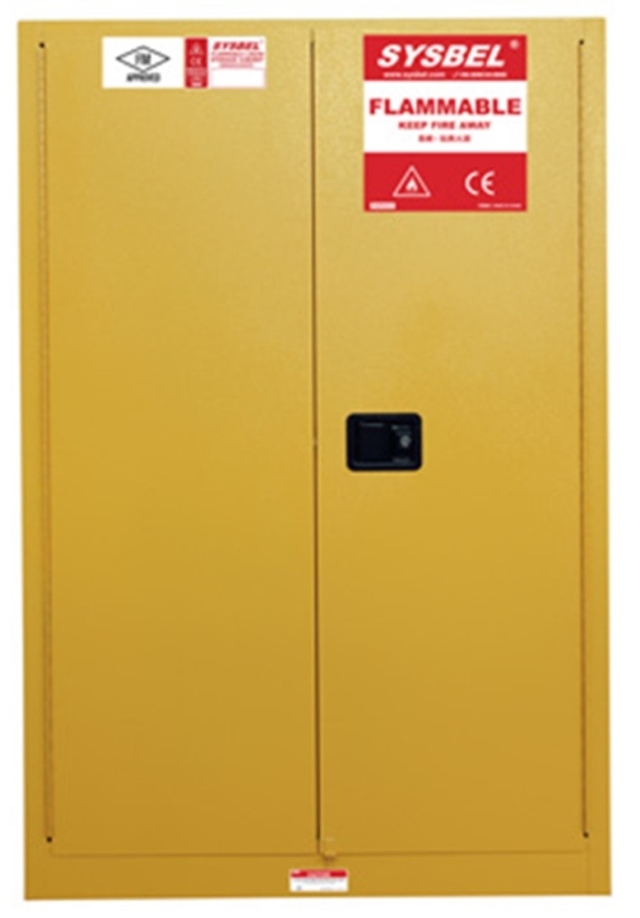 .45加仑黄色防爆柜FM认证安全柜实验室防火柜验厂安检WA810450易
