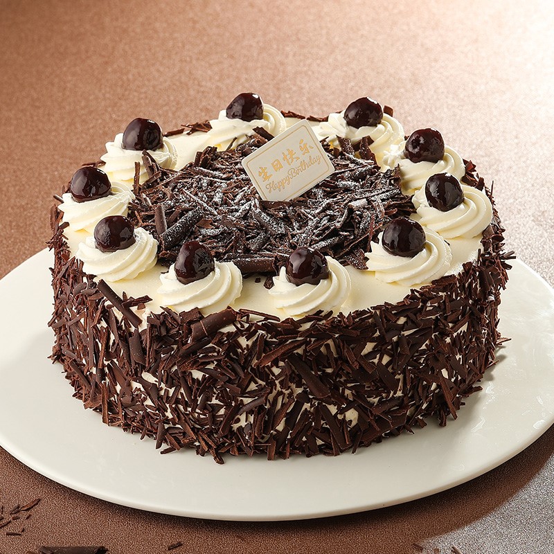 味多美 巧克力天然奶油蛋糕 生日蛋糕 北京同城 经典黑森林蛋糕