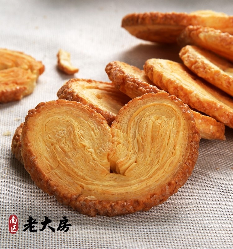 南区老大房老上海特产蝴蝶酥饼干小吃传统糕点休闲零食500g包邮