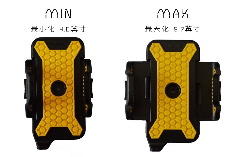 新动折叠滑板车新款黄色滑板自行车手机支架Y山地车配件
