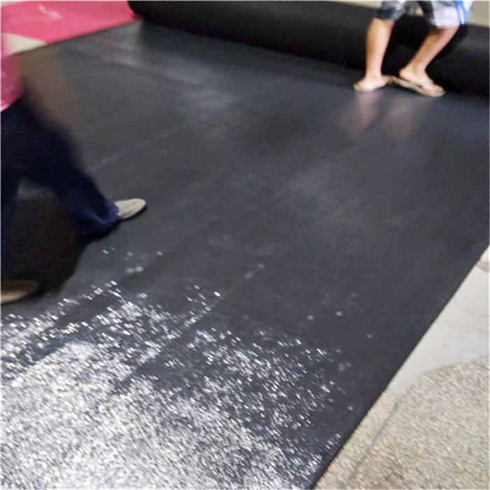 商场活的浅灰色黑色覆膜B1级阻燃展会地毯防火毯上海同城当日送到