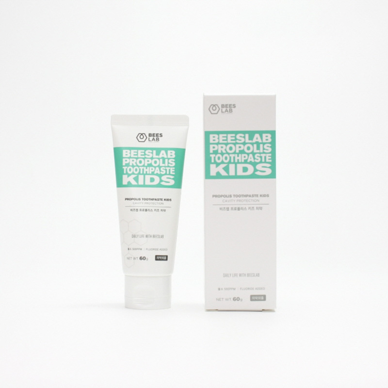 【BEESLAB】韩国原装进口清新清洁蜂胶儿童牙膏60g
