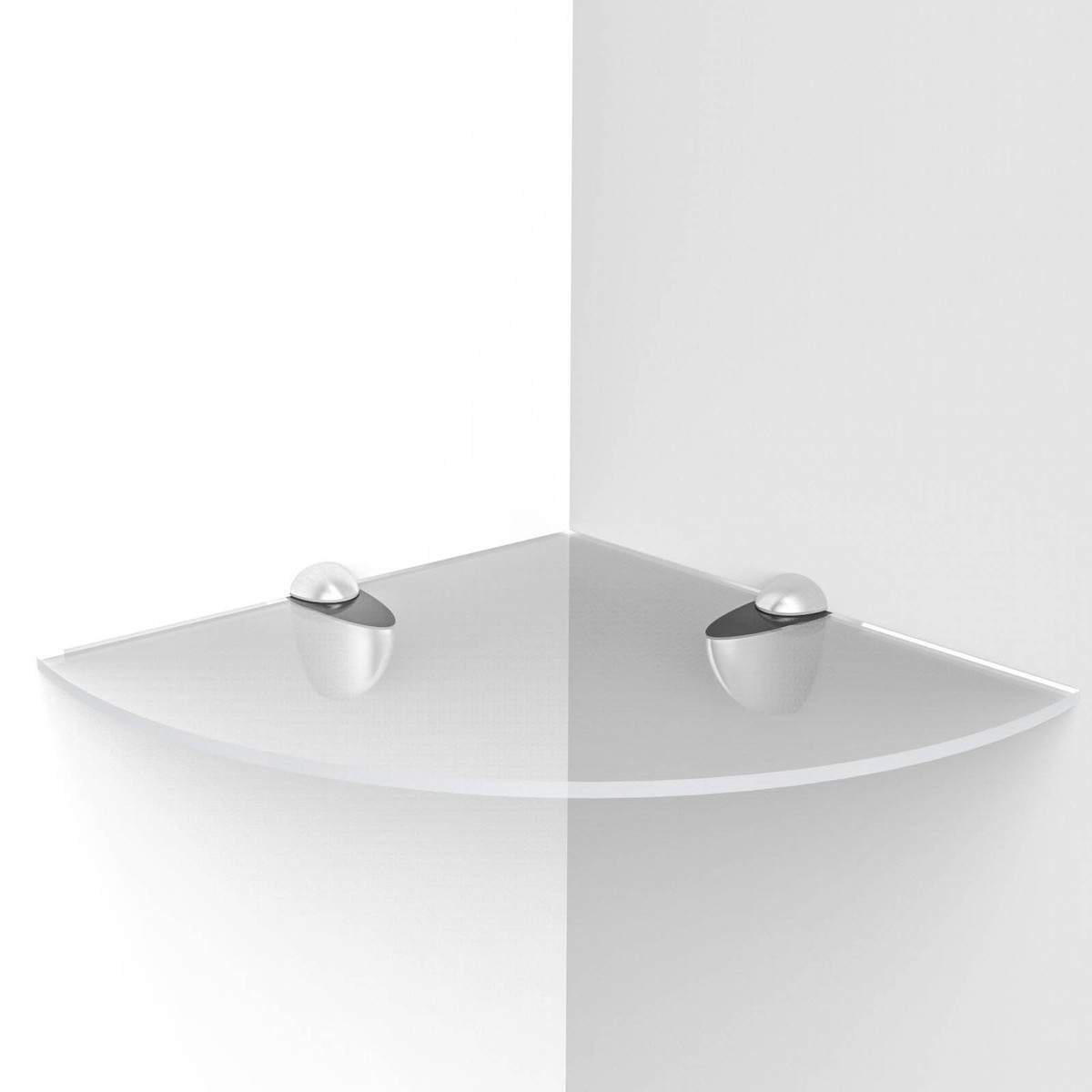 高档亚克力透明扇形置物架三角 搁板 层板厨房卫生间收纳可定制