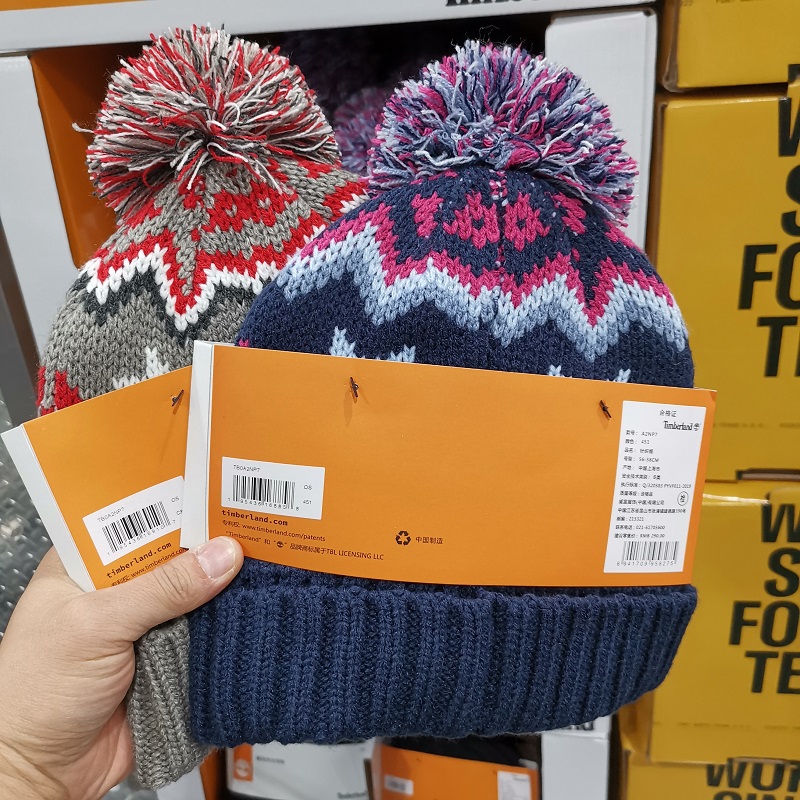 国内山姆代购翻克夫比尼成人帽子保暖冬季包头针织帽头围56-58cm